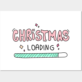 christmas is loading Posters and Art